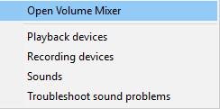 Windows Volume Control Programs Adjustment
